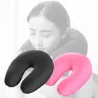 2x Travel Pillow Memory Foam Neck Pillow Sleeping Head Rest Cushion Lightweight