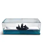 Black Pearl Model Liquid Wave Cruise Ship Decoration Unsinkable Boat In A Box
