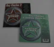 KARAOKE CD+G LEGEND SERIES Vol-209+22 Ray Charles & Sammy Davis Jr 2 cds w/Print