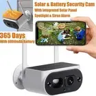 Solar Battery Powered Home Security Camera CCTV Wireless Outdoor 4MP Wifi IP Cam