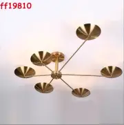 Modern Bronze Sputnik Chandelier Industrial Airship 6 Ceiling Lights Lamps Penda