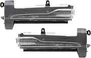 Turn Signal Lights for Volvo XC60 2014 2015 2016 2017 Turn Signal Blinker Indicator Lamp No OEM#:31371878 2PCS Dynamic LED Side Mirror Light Turn Signal Lights(Clear Lens)