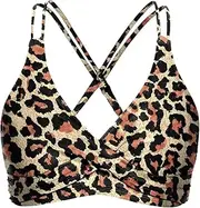 [Holipick] Women's Twist Front Bikini Tops - Push Up Bathing Suit Top Padded Swimsuit Top