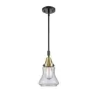 Innovations Bellmont 6.5" Mini Pendant, LED, BAB/Seed - 447-1S-BAB-G194-LED