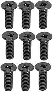 GinTai 1Set 9PCS Black Lower Bottom Base Cover Case Screws for DELL inspiron 7375-2-in-1 P69G002