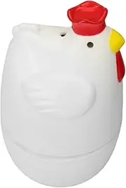 Poached Egg Maker,Portable Egg Cooker for Microwave - Portable Chicken Shaped Nonstick Kitchen Microwavable Rapid Steamer for Breakfast Cooking Omelette Bacon Potato Fryer