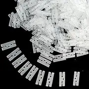 300PCS Plastic Balloon Clips Ties for Sealing, H Shape Bulk Balloon Ties clips Tool for Wedding Party Christmas Birthday Decoration
