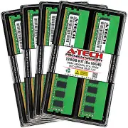 A-Tech 128GB 8x 16GB 2Rx8 PC4-19200E DDR4 2400 MHz ECC UDIMM Server Memory RAM