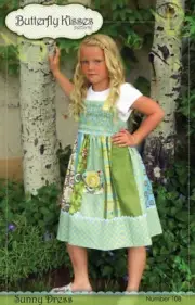 Butterffly Kisses Patterns - Sunny Dress #108 (Sizes 1/2 -8 years old)