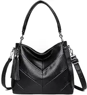 [Coolives] Kris Anna Women's PU Leather Hobo Shoulder Handbag Disposable