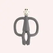 Teething Toy and Gel Applicator - Grey by Matchstick Monkey | the memo