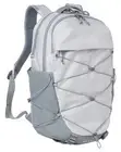 The North Face Women's Borealis Backpack Color White Metallic Melange/Mid Grey