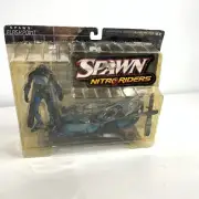 1999 Spawn Nitro Riders Series 16 Flash Point - McFarlane Toys - Silver Edition