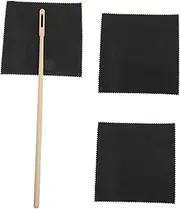 JOINPAYA 1 Set Flute Cleaning Kit Flute Wipe Cloth Cleaning Rod Portable Maintenance Accessories for Wind Instruments Dust Stain Removal Without Scratches