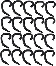 Baluue 20pcs Food Grade Silicone Mask Ear Hooks Comfortable Soft Clip Design for Use