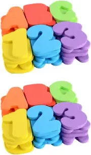 2 Sets Baby Bath Foam Letters and Numbers Set Baby Bath Toys Educational Toy for