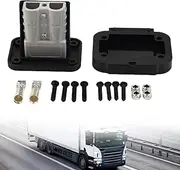 for 50A for Anderson Plug Connector Flush Mount Bracket Panel Cover for Caravan, Plug Connector, Panel Cover