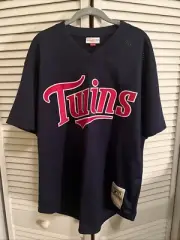 Kirby Puckett 1991 Minnesota Twins - Mitchell & Ness MLB Jersey Mens 48/XL *Rare