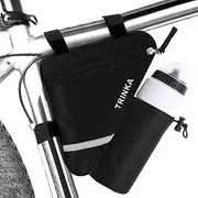 MOOCY Bike Frame Bag,Bike Bag and Water Bottle Holder, Bicycle Triangle Bag for MTB Road Bike,Cycling Bike Accessories