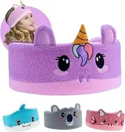Original Toddler & Kids Headphones - Bluetooth Wireless & Wired Headband - Comfortable Fit - Safe Volume Limited - Adjustable for Travel, Learning, and Sleep (Sparkle The Unicorn)