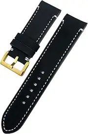 [VEVEL] 23mm 22mm Genuine Cowhide Watchbands For Zenith For Tudor Black Bay Bronze Blancpain Handmade Brown Leather Watch Strap