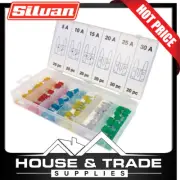 Silvan Fuse Set 120 Piece Assorted Mini Blade Fuses TC1038