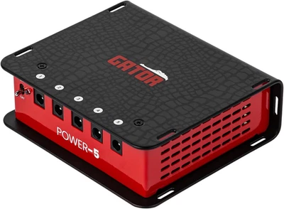 Cases Guitar Effects Pedal Power with 5 Isolated Outputs: 5 X 9V DC @ 120Ma | Ma