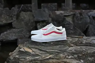 【HYDRA】Vans Old Skool Vintage 白紅 休閒鞋 非Style36【VN0A38G1R1T】