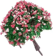 Artificial Mini Tree Cold Light Strip Car Luminous Light Car Cherry Tree Models 3D Decoration Flower and Grass Models Artificial Tree Models Artificial Models Miniature Models