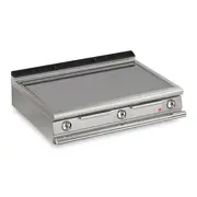 Baron 3 Burner Electric Fry Top With Smooth Mild Steel Plate And Thermostat Control - 900Mm Depth - Q90FT/E1200-SI