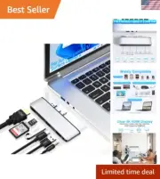 Lightweight Docking Station for Surface Laptop 2 - 4K HDMI, USB Ports & More