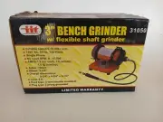3" Multipurpose Mini Bench Grinder Polisher with 31" Flexible Shaft