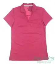 New Womens Puma Cloudspun Coast Polo Small S Orchid Shadow MSRP $55