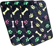 Yardwe Luxurious Flannel Pet Blanket 3 Pack Cozy Dog Cat Bed Multi-Purpose Easy Care Warmth for Home Dec