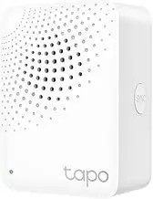 TP-Link Tapo Smart IoT Hub with Chime, Smart Home Security System, Low-Power Wireless, Long Range Connections, Smart Alarm & Doorbell, Up to 64 Devices, 19 Ringtones, Plug & Play (Tapo H100)