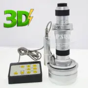 Motor Action 3D Stereo C-MOUNT Lens for Jewelry PCB Industrial Microscope Camera