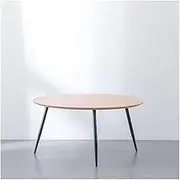 Round Nesting Coffee Table and End Table Sets, Minimalist Side Table Stacking Sofa Side Tea Tables with Solid Metal Frame(Large)