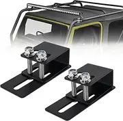 GLOBLED Adjustable Roof Rack Led Light Bar Mounting Brackets Light Mounting Universal Bracket Compatible with SUV Off-Road 4x4 ATV RV,Vehicles with Luggage Racks - 2PCS