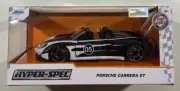 NEW 2024 Jada Hyper-Spec Series Porsche Carrera GT Convertible #05 BLACK 1/24