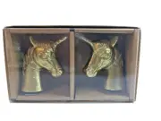 Thirstystone Unicorn Salt and Pepper Shaker Set Gold Metal Unique