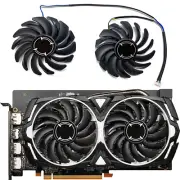 Replacement Cooling Cooler Fan for MSI RX6600 8GB ARMOR V1 Graphics Card Parts