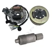 Magneto Stator Plate + Flywheel Puller 110cc 125cc PIT PRO Dirt Bike Lifan SSR