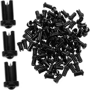 MUSISALY 100Pcs Eyelash Extension Bottle Nozzle Needles Blocking Tips for Efficient Use for Salon Home Applications Essential Accessory for Eyelash Extensions