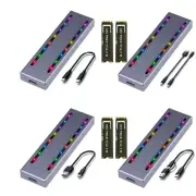 NVME MKey SSD Enclosure Adapters USB 3.2 Gen2 10Gbps PCIe MKey Enclosure