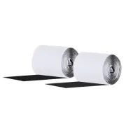 1 Set 4" x 9ft Hook and Loop Strips Roll Tape Double Sided Black