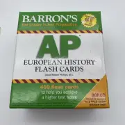 NEW Barron's AP European History Flash Cards by David Phillips (English)