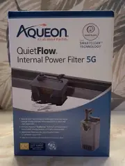 Aqueon QuietFlow Internal Power Filter 5G with SmartClean Technology - XS