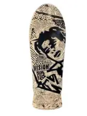 VISION X STARWARS ORIGINAL MG MARK GONZALES SKATEBOARD DECK - NATURAL/BLACK