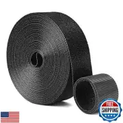 Double Sided Hook and Loop Tape, Self-Gripping Straps 1 Inch Wide, Cut to Len