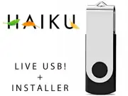 Haiku OS Live USB & Installer 8 GB BEOS Reboot Open Source Modern Unique 64bit